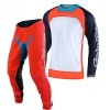 CONJUNTO TROY LEE DESIGNS 2021 SE PRO BOLDOR - LARANJA / NAVY